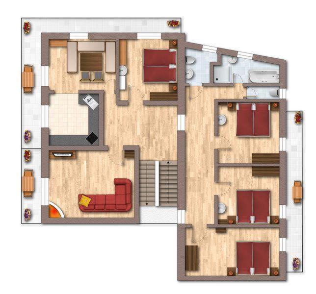 צל אם צילר Appartement Andrea Hauser - Riedltischler מראה חיצוני תמונה